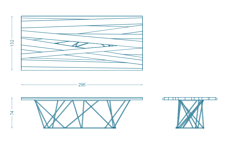 Bruno Moinard Editions Asan Dinning Table