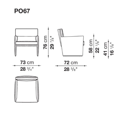 B&B Posa Leisure Chair