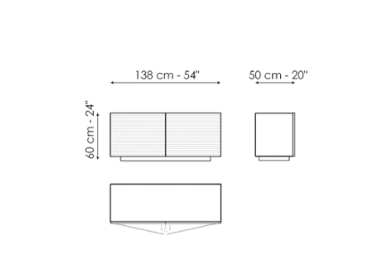 Bonaldo Ruler Sideboard