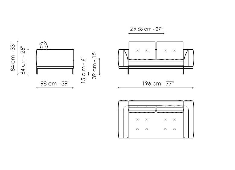 Bonaldo Maximilian Sofa
