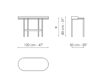 Bonaldo Asia Writing Table