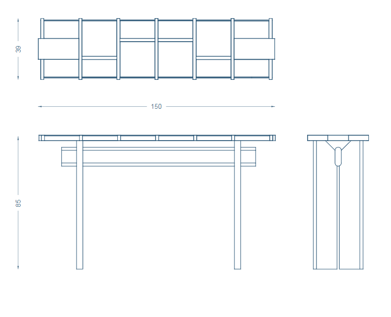 Bruno Moinard Editions Terzo Console Table