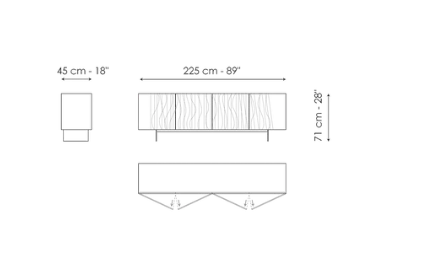 Bonaldo Blush Sideboard