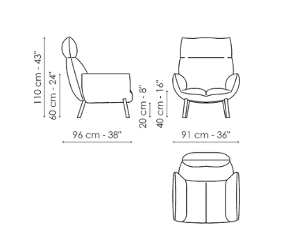 Bonaldo Pil Leisure Chair