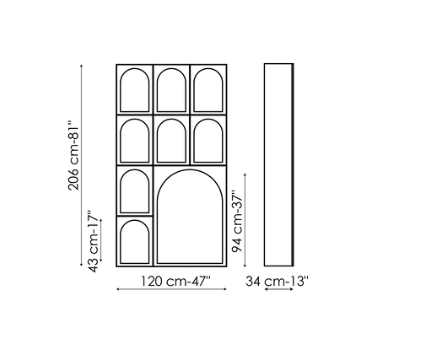 Bonaldo Cabinet De Curiosite Bookshelf