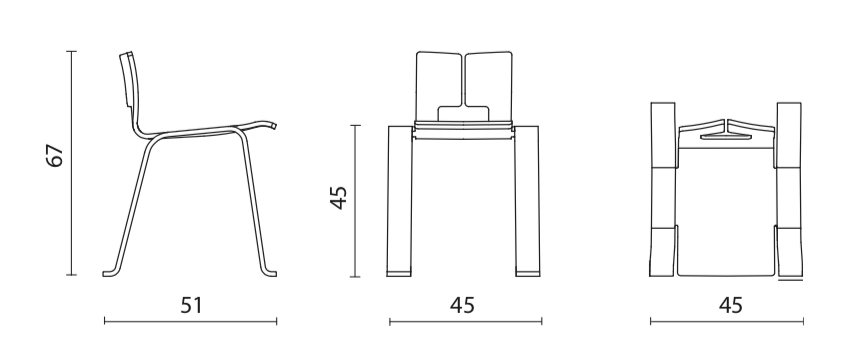 Cassina Ombra Tokyo Dining Chair