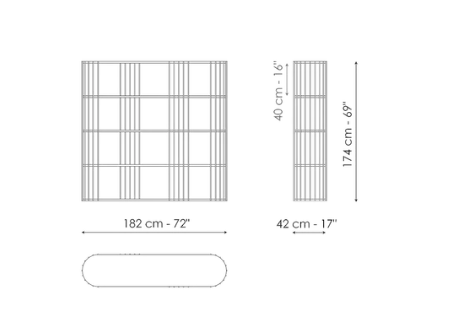 Bonaldo Arpa Bookshelf