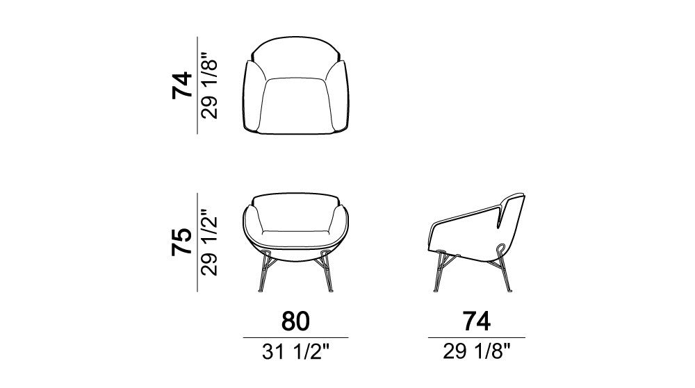 Arketipo Juno Armchair