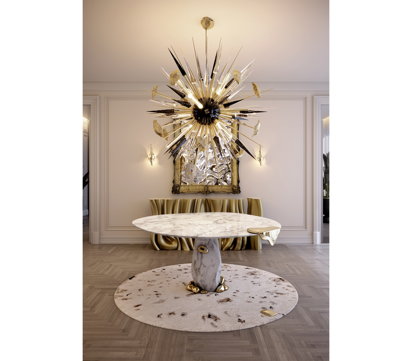 Boca Do Lobo  Diamond Dinning Table