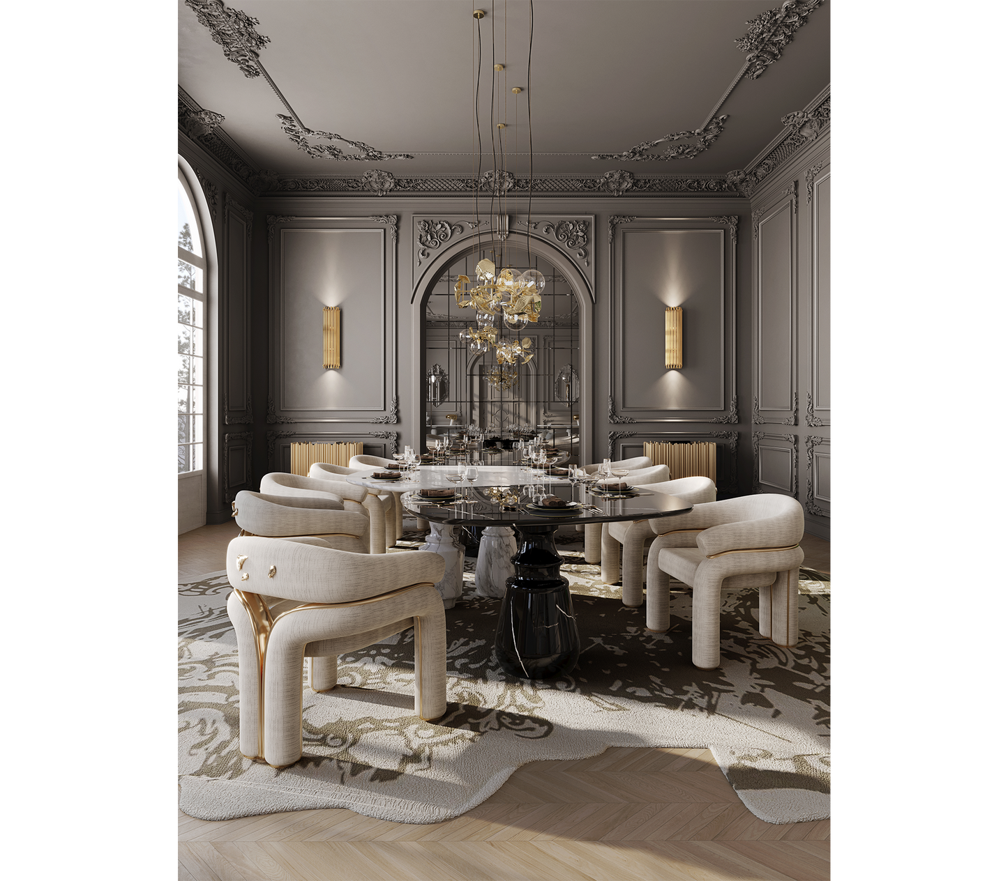 Boca Do Lobo Elara  Dinning Chair