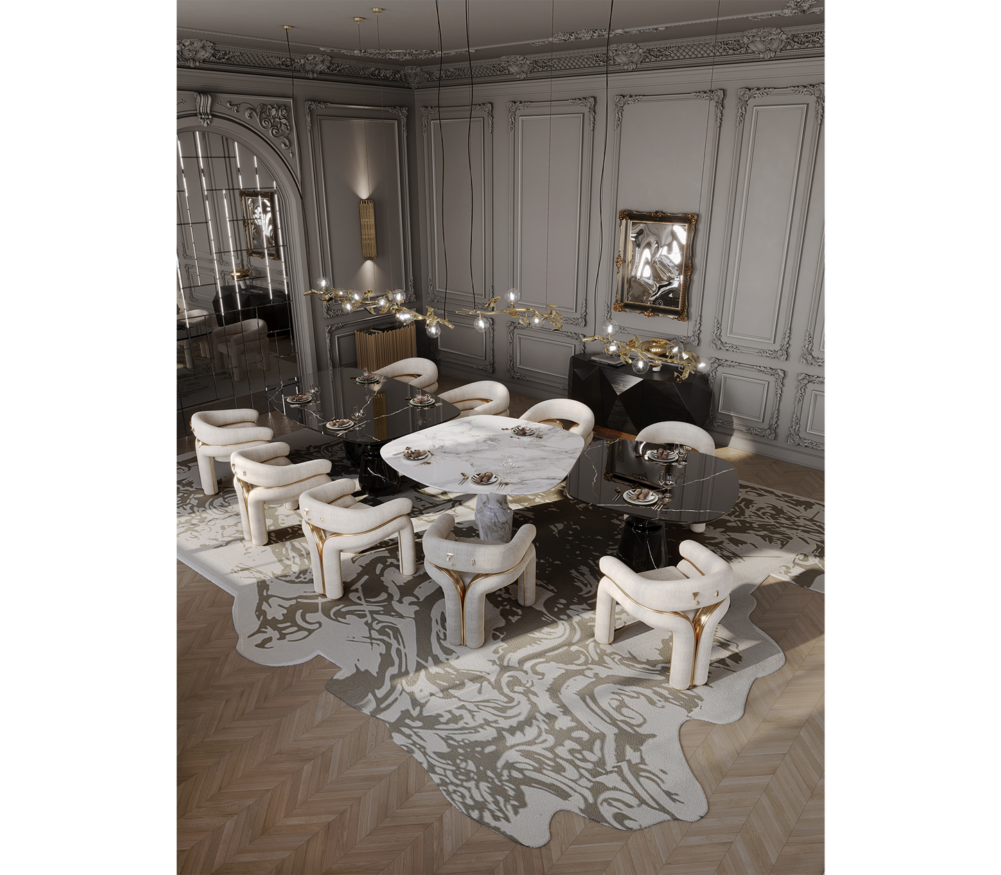 Boca Do Lobo Elara  Dinning Chair