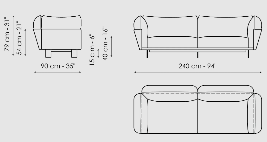 Bonaldo  Blend Sofa