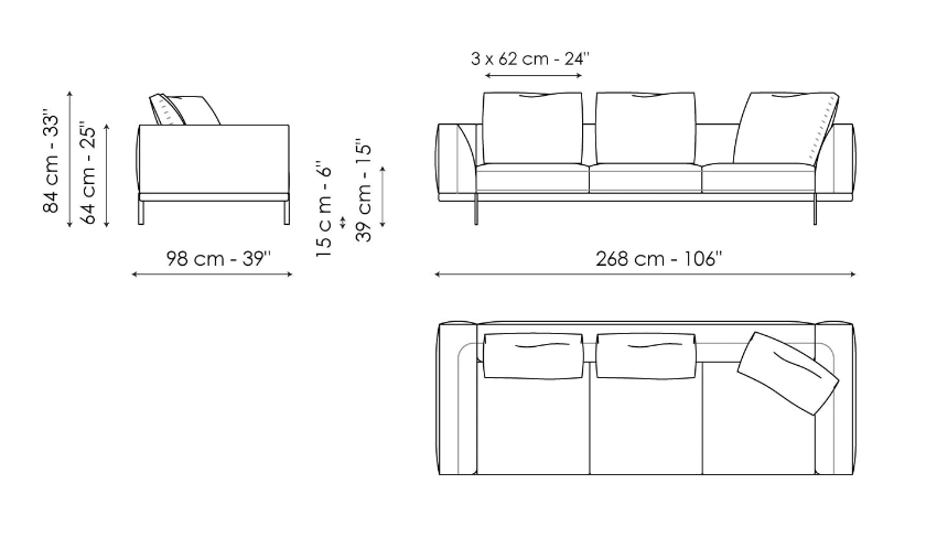 Bonaldo Phil Sofa