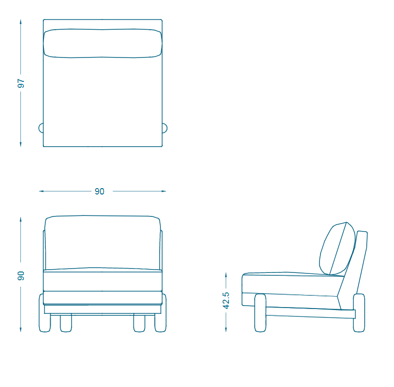 Bruno Moinard Editions Shiga Leisure Chair
