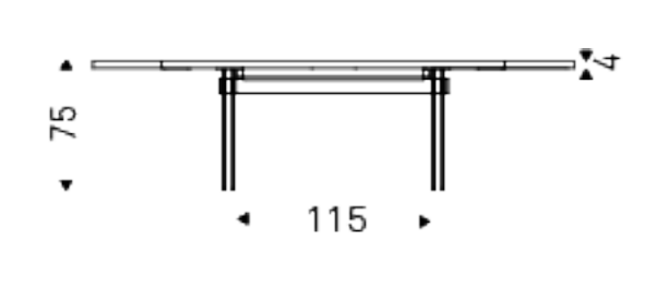 Cattelan Ikon Drive Dining Table