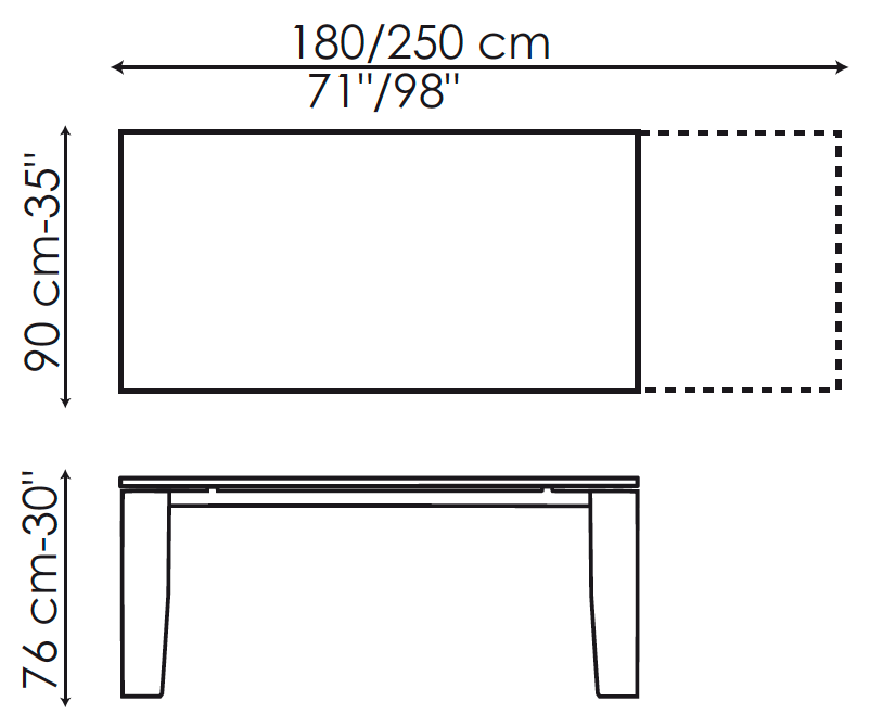 Bonaldo Truly Dining Table