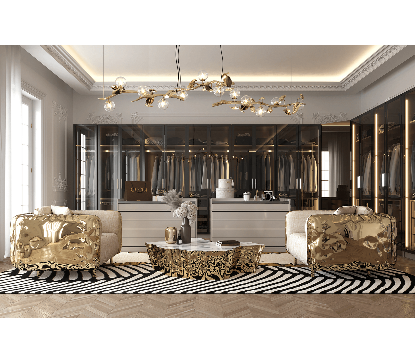 Boca Do Lobo Eden Gold Coffee Table