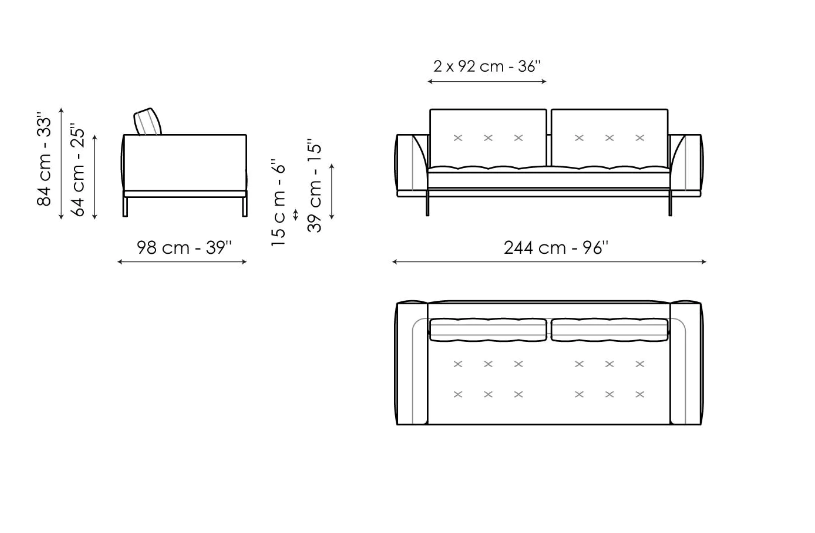 Bonaldo Maximilian Sofa
