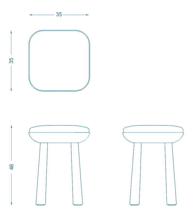 Bruno Moinard Editions Vallauris Stool