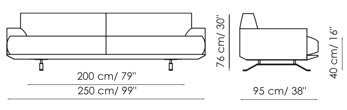 Bonaldo Slab Plus Sofa