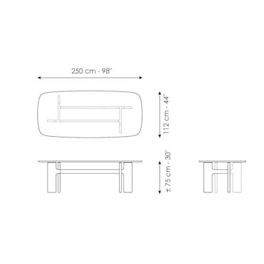Bonaldo Hippos Dining Table