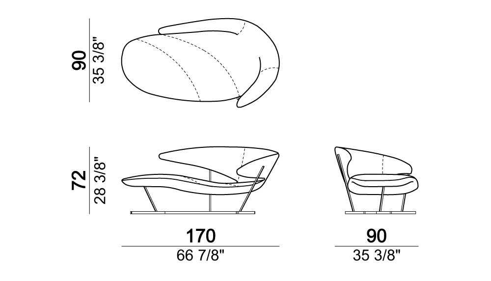 Arketipo Manta Armchair