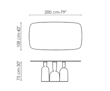 Bonaldo Cop Dining Table
