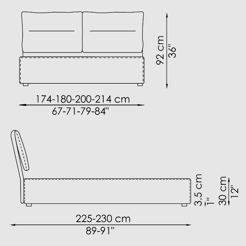 Bonaldo Campo Bed