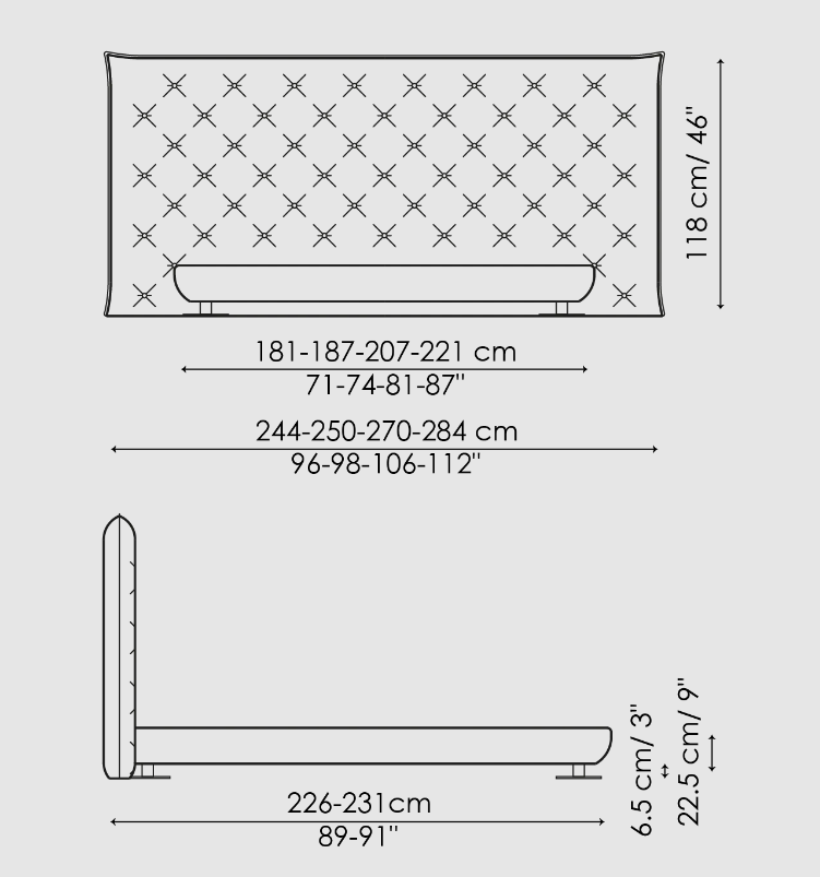 Bonaldo Full Moon Bed