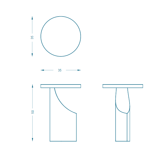 Bruno Moinard Editions Ibiza Side Table