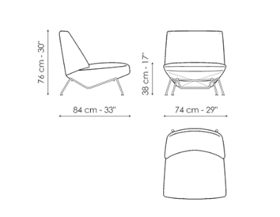 Bonaldo Sleek Leisure Chair