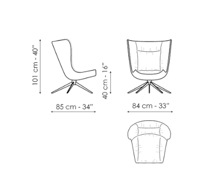 Bonaldo Colibrì Leisure Chair