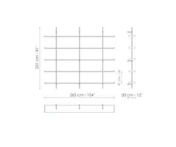 Bonaldo Foil Bookshelf