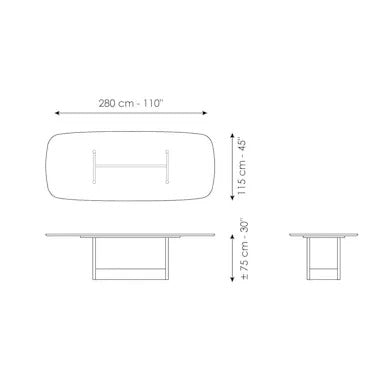 Bonaldo Canvas Dining Table