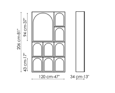 Bonaldo Cabinet De Curiosite Bookshelf