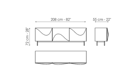 Bonaldo Vertigo Sideboard