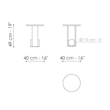 Bonaldo Element Side Table