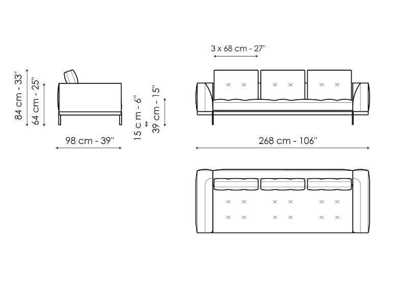 Bonaldo Maximilian Sofa