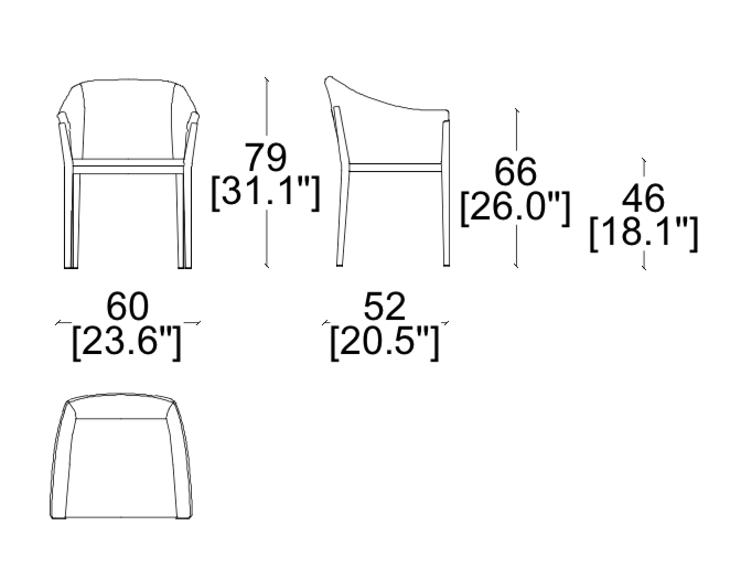 Cassina Cotone Dining Chair