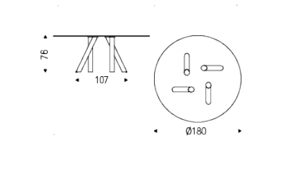 Cattelan Ray Dining Table