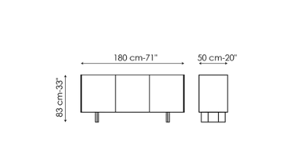 Bonaldo Outline Sideboard