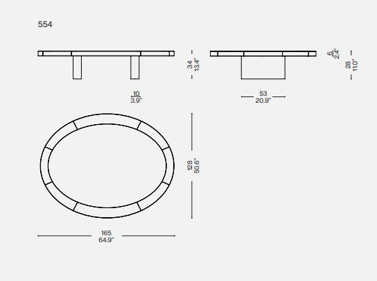 Cassina Monta Coffee Table