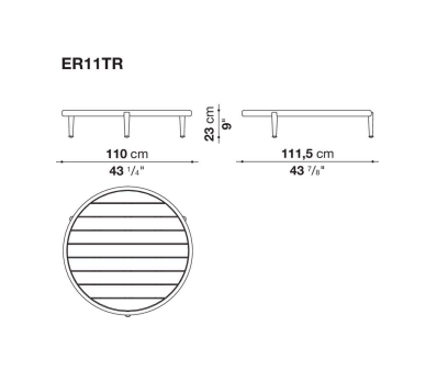 B&B Erica Coffee Table