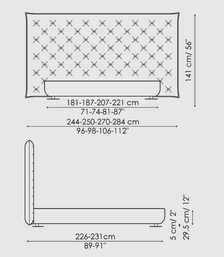 Bonaldo Full Moon Bed