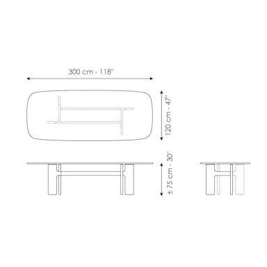 Bonaldo Hippos Dining Table