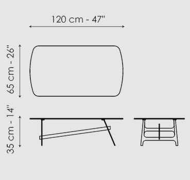 Bonaldo Slot Coffee Table