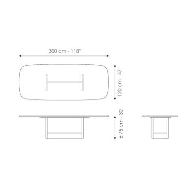 Bonaldo Canvas Dining Table