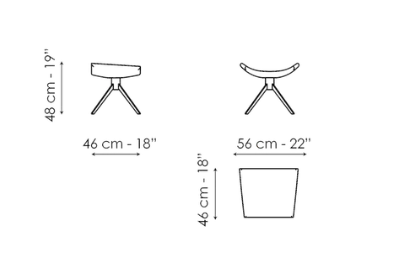 Bonaldo Colibrì Leisure Chair
