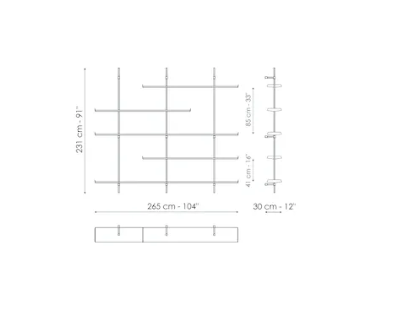 Bonaldo Foil Bookshelf