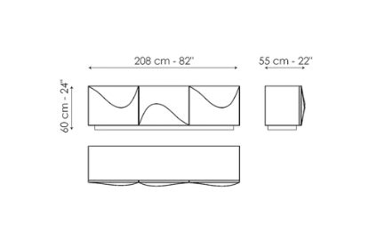 Bonaldo Vertigo Sideboard